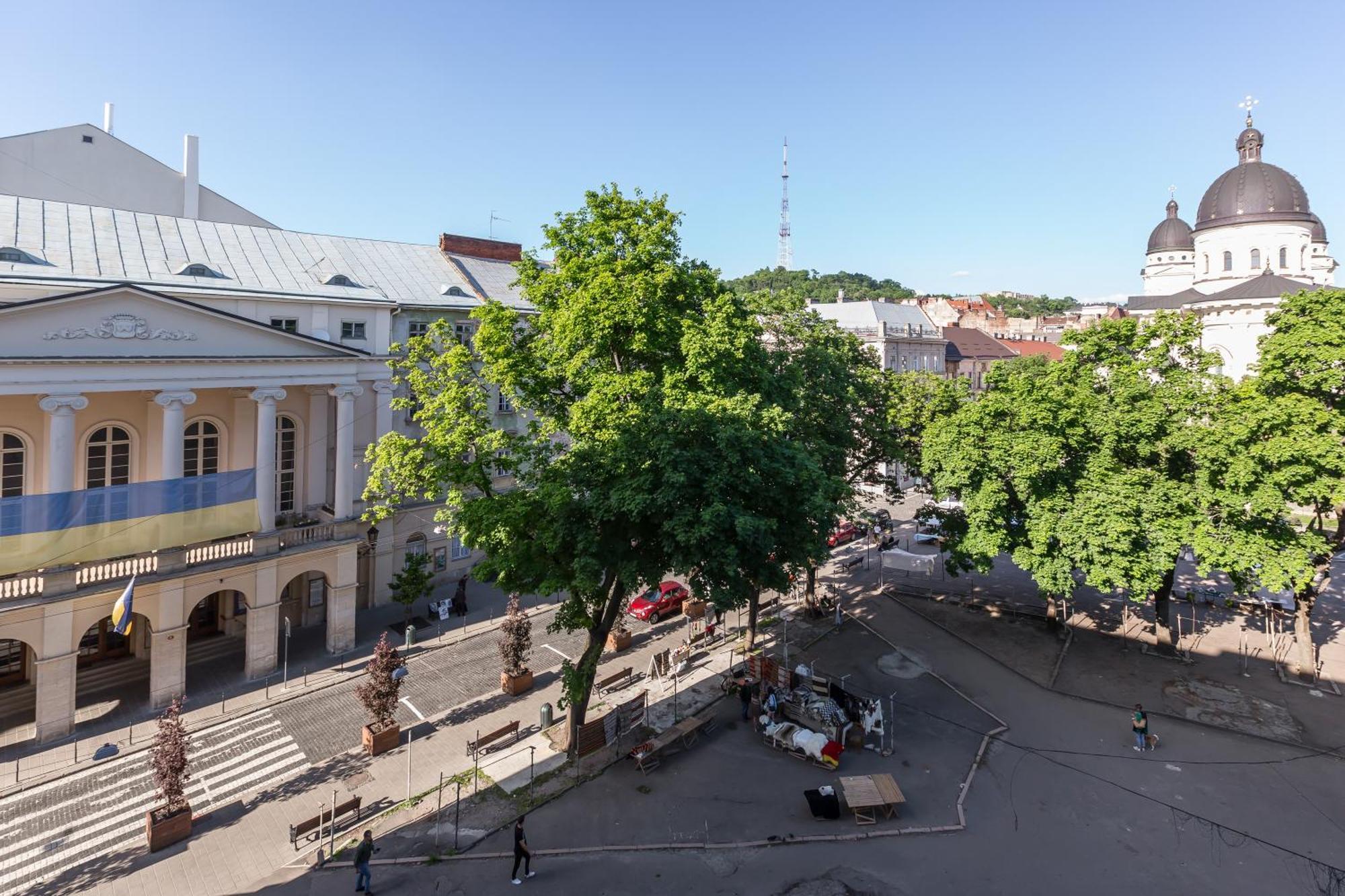 Квартира Віп В Центрі На Вулиці Проспект Свободи 22 Біля Оперного Театру Біля Вернісажу Leopoli Esterno foto